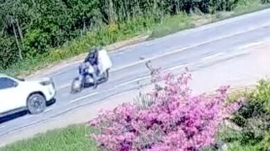 Extrémní ohnivá motonehoda