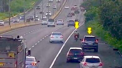 Pohotová reakce řidiče zabránila nehodě na dálnici v Panamě