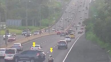 Pohotová reakce řidiče zabránila nehodě na dálnici v Panamě