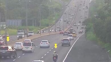 Pohotová reakce řidiče zabránila nehodě na dálnici v Panamě