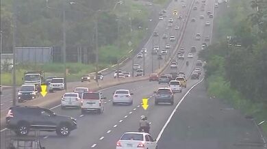 Pohotová reakce řidiče zabránila nehodě na dálnici v Panamě