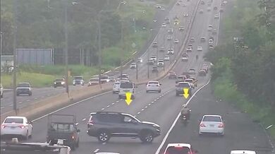 Pohotová reakce řidiče zabránila nehodě na dálnici v Panamě