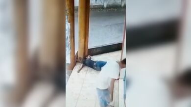 Vtipný konflikt dvou agresorů