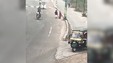 Nehoda rychle jedoucího skútraře