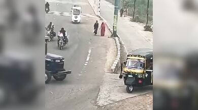 Nehoda rychle jedoucího skútraře