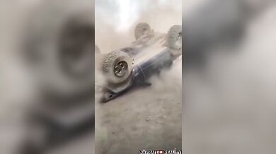 Nepovedený drag racing s terénním vozidlem