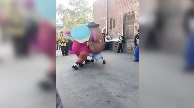 Originální pouliční rvačka