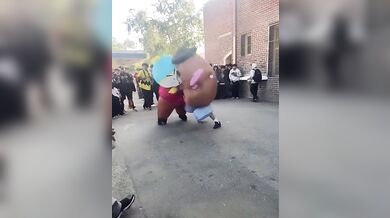 Originální pouliční rvačka