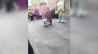 Originální pouliční rvačka