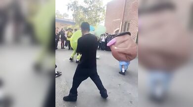 Originální pouliční rvačka