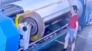 Pracovní nehoda #356 - Namotaná