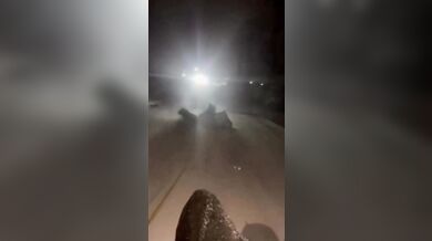 Děsivá nehoda při jízdě na saních