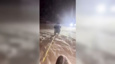 Děsivá nehoda při jízdě na saních