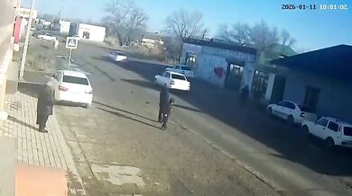 Sražení chlapce při pokusu o přeběhnutí silnice