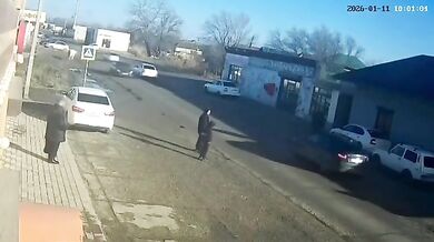 Sražení chlapce při pokusu o přeběhnutí silnice