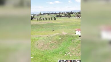 Nehoda na motorce při pokusu o přeskočení baráku