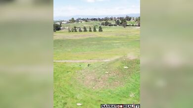 Nehoda na motorce při pokusu o přeskočení baráku