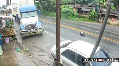 Smrtelná nehoda motorkáře u Puerto Barrios v Guatemale