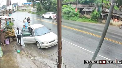 Smrtelná nehoda motorkáře u Puerto Barrios v Guatemale