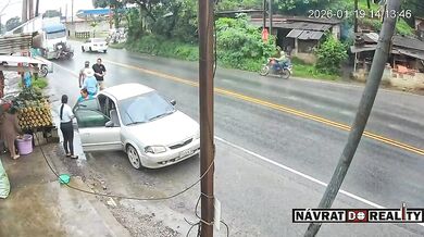 Smrtelná nehoda motorkáře u Puerto Barrios v Guatemale