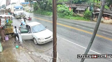 Smrtelná nehoda motorkáře u Puerto Barrios v Guatemale