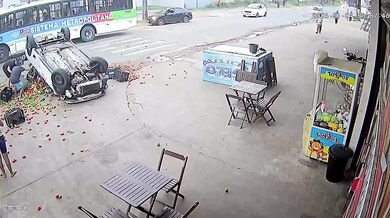 Kuriózní dopravní nehoda #7