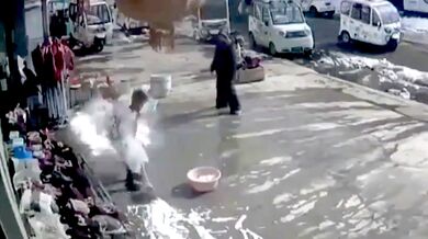 Špatný den na odklízení sněhu