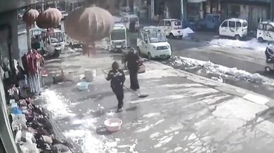 Špatný den na odklízení sněhu