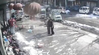 Špatný den na odklízení sněhu