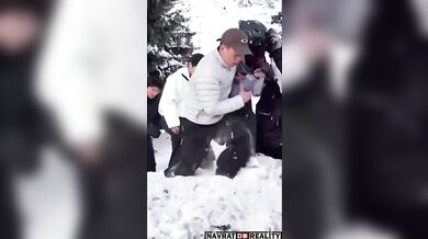 Sněžný leopard napadl lyžařku v Číně při pokusu o selfie