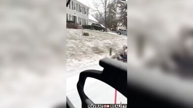 Blbnutí na zledovatělé silnici