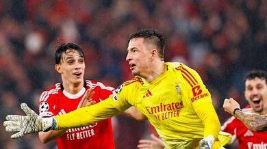 Brankář Benfiky gólem v osmé minutě nastavení šokoval Real Madrid a zachránil tým v Lize mistrů