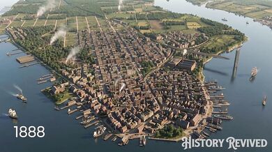 New Yorku od roku 1600 až po současnost