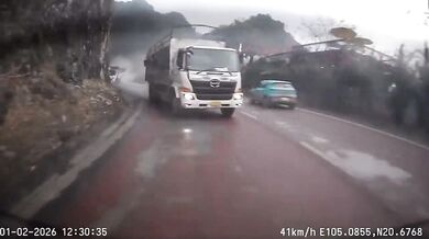 Řidič nákladního vozidla ztratil kontrolu nad vozidlem kvůli selhání brzd