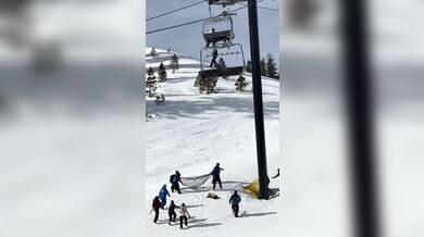 Pád dvanáctileté dívky z lanovky v Mammothu skončil bez vážných zranění