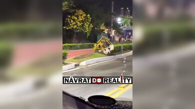 Nebezpečná jízda na šlapadle