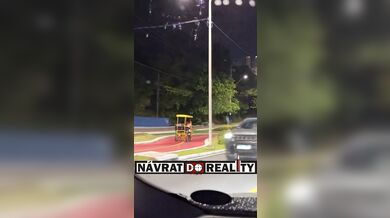 Nebezpečná jízda na šlapadle