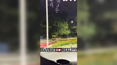 Nebezpečná jízda na šlapadle