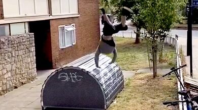 Knockout při parkouru