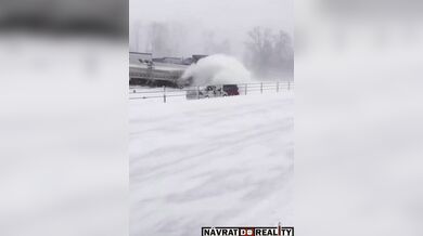 Zimní hromadná nehoda