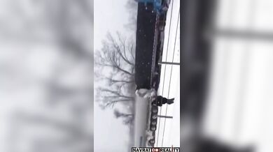 Zimní hromadná nehoda