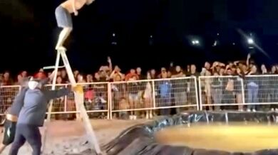 Soutěž „guatazos“ v chilském Mejillones málem skončila tragédií