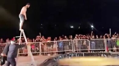 Soutěž „guatazos“ v chilském Mejillones málem skončila tragédií