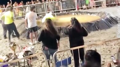 Soutěž „guatazos“ v chilském Mejillones málem skončila tragédií