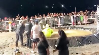 Soutěž „guatazos“ v chilském Mejillones málem skončila tragédií