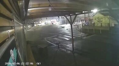 Přelet nad kruhovým objezdem