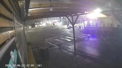 Přelet nad kruhovým objezdem