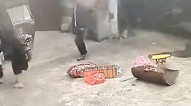 Dítě se nudilo při hraní s kočkou