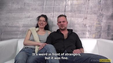 Český pár Jana a Dalibor na castingu