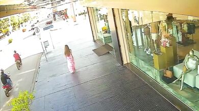 Tragická srážka nákladního vozu s jízdním kolem v brazilském Porangatu